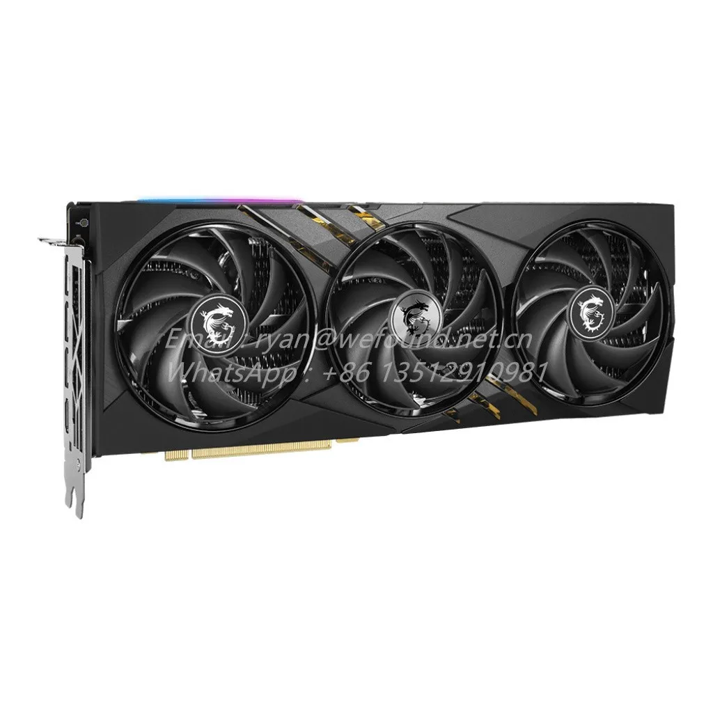 GPU for MSI RTX 4070 SUPER 12G GAMING SLIM WUKONG EDITION Three-fan Graphics Card