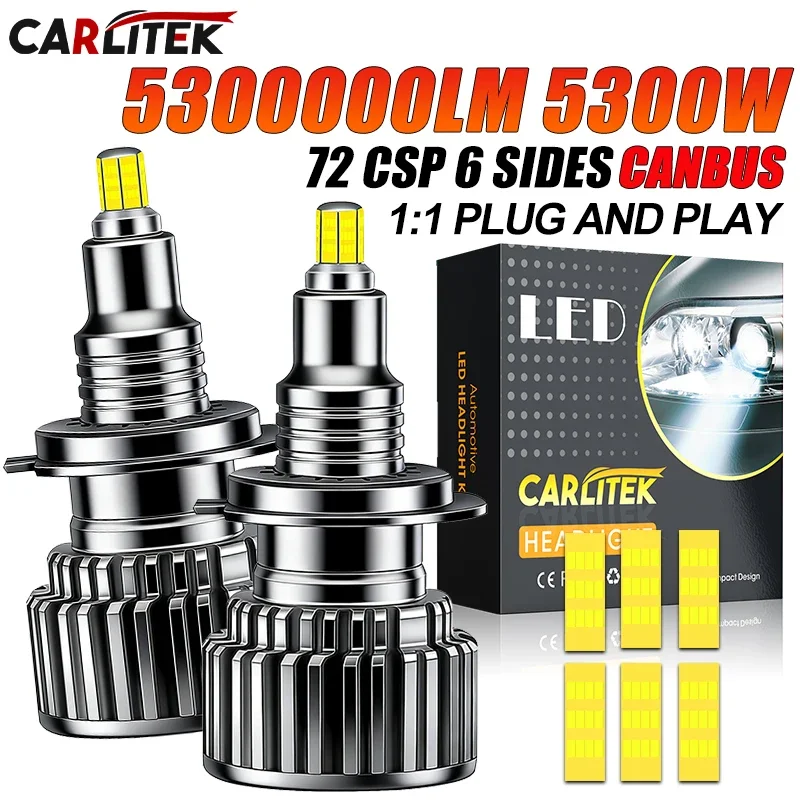 H7 LED CANBUS 360 for Projector Lenses Mini Size H11 H1 H8 LED Headlight Bulb HB3 9005 HB4 9006 9012 LED Fog Lights 6000K PTF