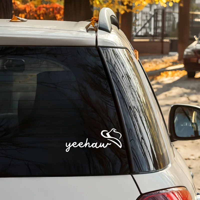 

Mirror Stickers | West Yeehaw Texas Stickers/5.9 Inch Universal Car Stickers Stickers|Rearview Mirror Stickers | Trendy