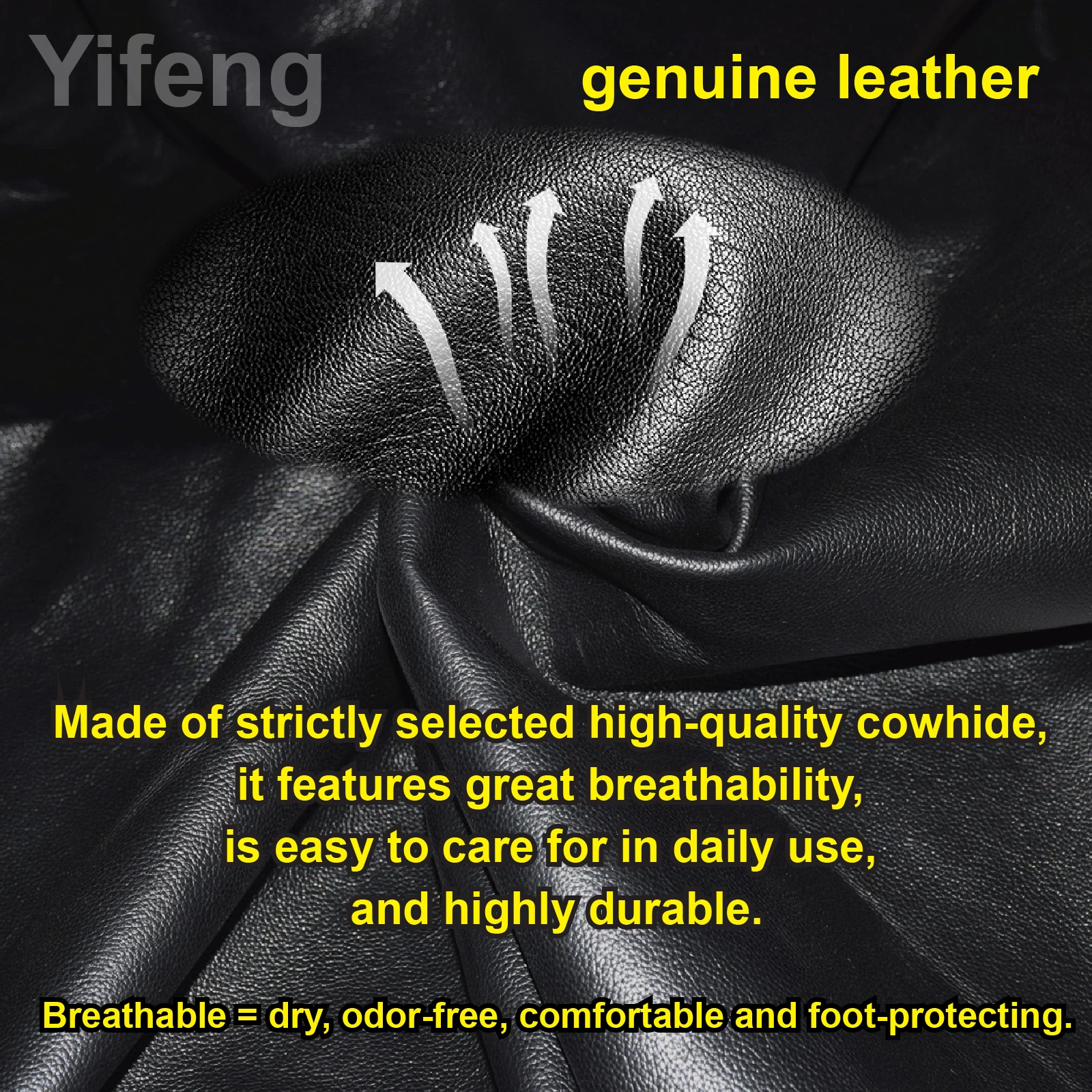 Comfortable and breathable mid-heel genuine leather shoes  Ideal for waiters office staff flight attendants and crew members