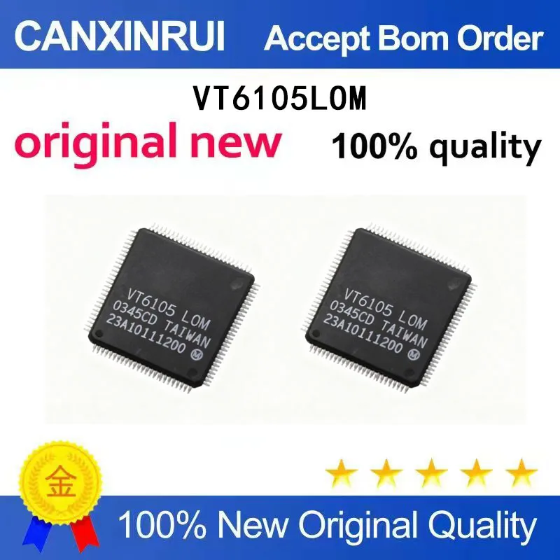 

(5-100 Pieces) VT6105LOM VT6105 LOM VT6105L0M New TQFP-128