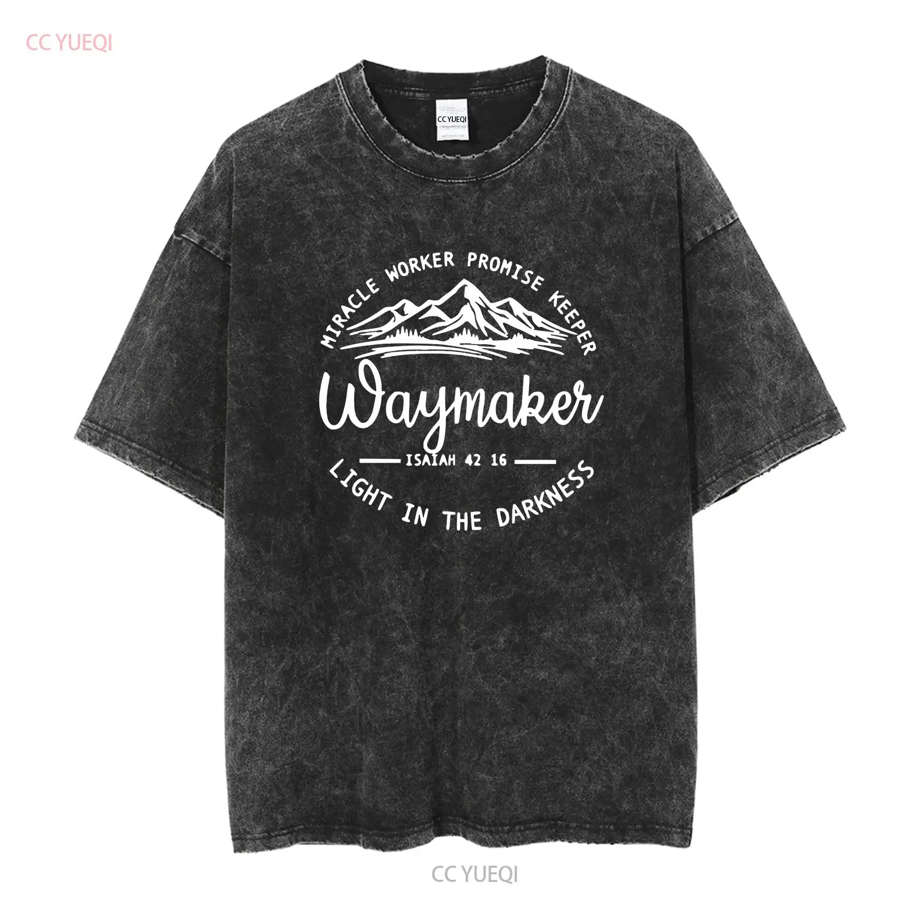 Waymaker T Shirt Religious Scripture Apparel Bible Verse Catholic Pray Cute Christian Jesus F329 long or short sleeves vintage