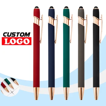 Metal Ballpoint Pens With Stylus Tip For Touch Screens Writing Stationery Office School…