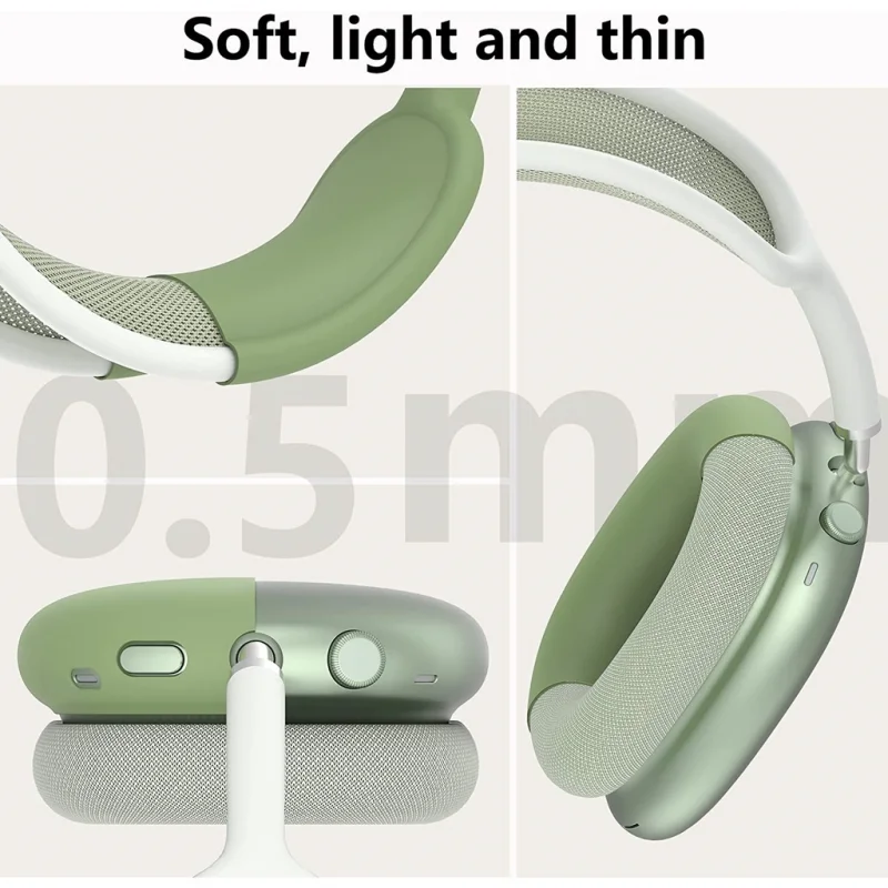 3 In 1 Soft Washable Headband Silicon Cover for Airpods Max Headphones Protective Case Replacement Cover Earphone Accessory 2023