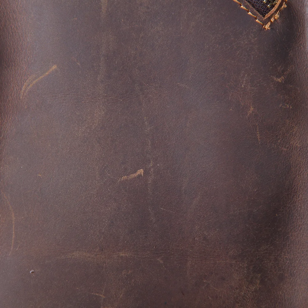 S.WORKER Brusttasche aus Vollnarbenleder für Herren, Umhängetasche aus echtem Leder für Herren, Vintage Retro Freizeittasche – Detail 18