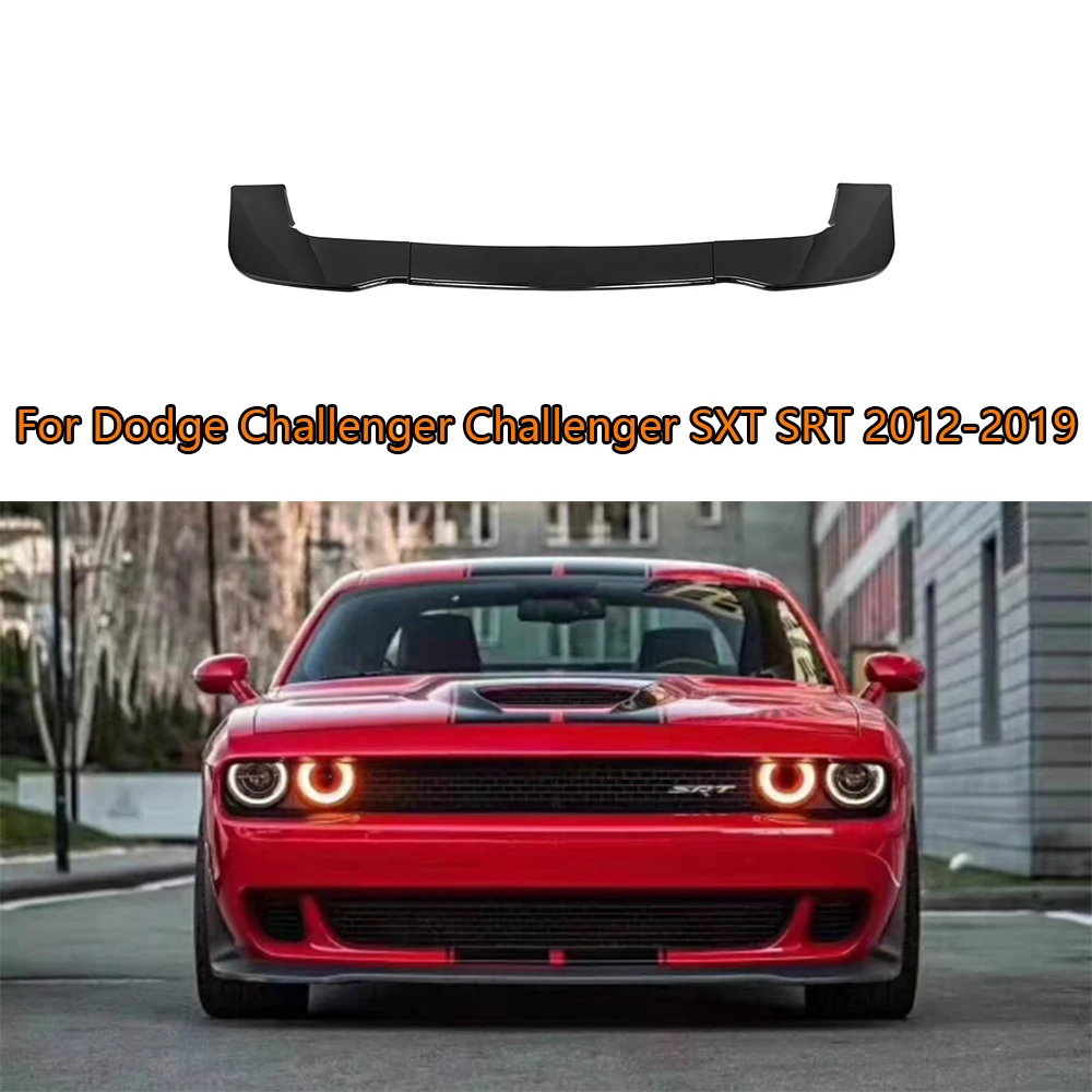 

3Pcs Car Front Bumper Splitter Lip Spoiler Cover Trim Body Kit For Dodge Challenger SXT SRT 2012-2019 Cars Exterior Modification