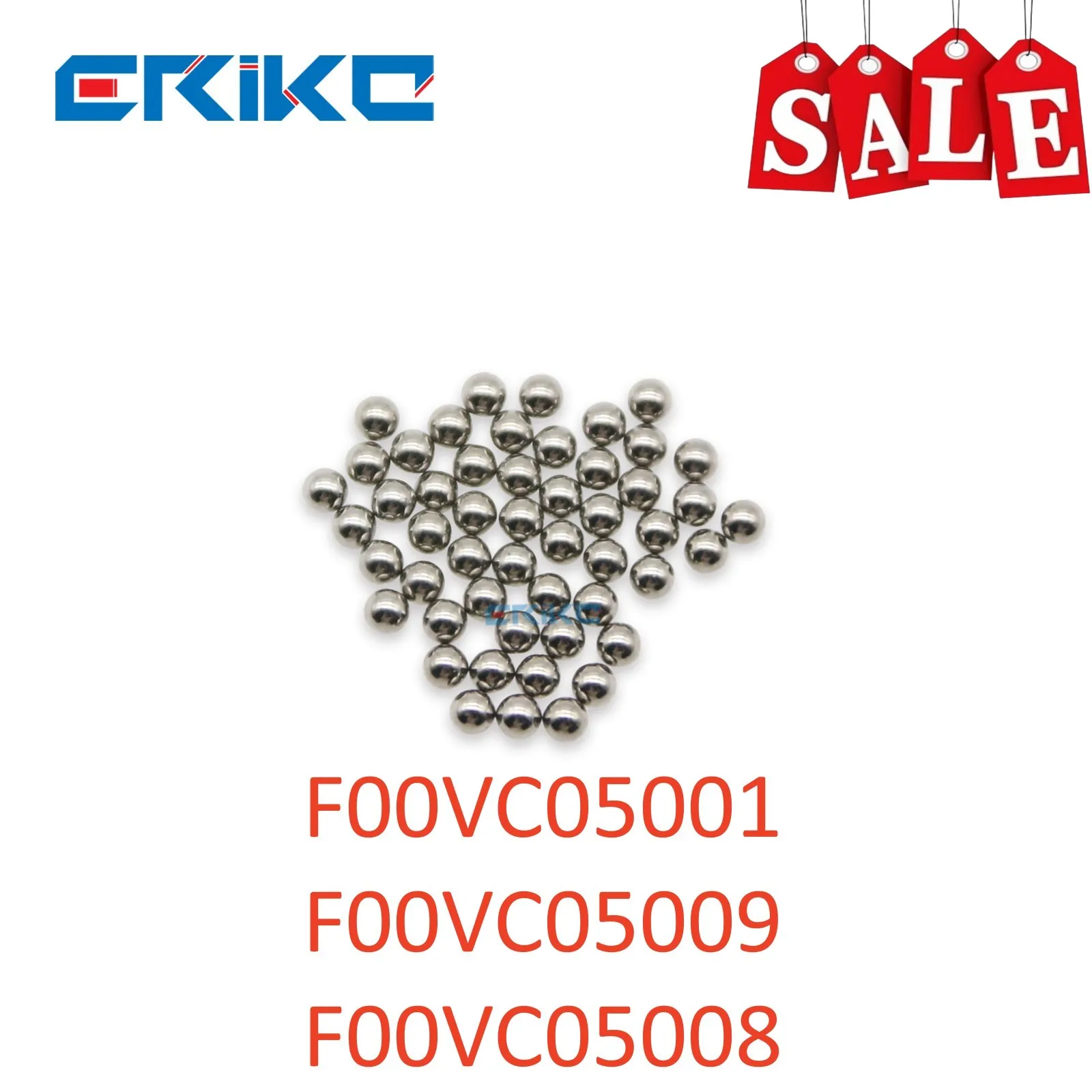 

F00VC05009 1.34mm Ceramic Ball F00VC05008 CR Injector Diameter=1.34mm Steel Balls F00VC05001 Fuel Injector Valve Repair Kits