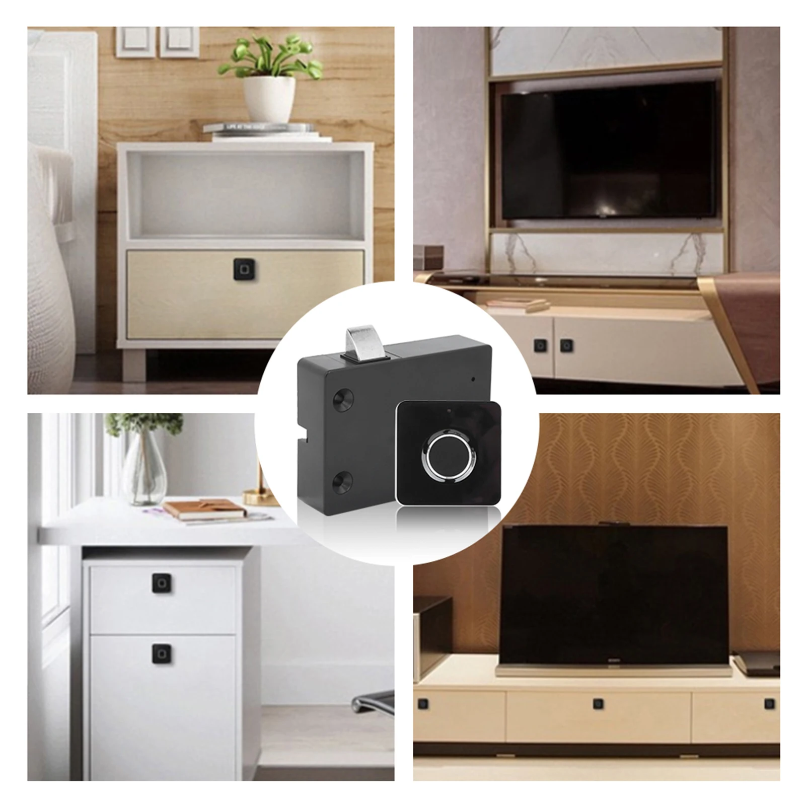 

Шкаф без ключа, противоугонный умный биометрический замок с отпечатками пальцев, быстрая разблокировка, зарядка через USB для ящика шкафа для хранения, шкафчика