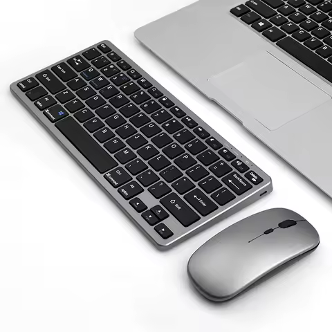 2.4G Wireless Keyboard Mouse Set Bluetooth 5.0 Keyboard Mouse Combo 2 modes Mini Keyboard Mouse For Laptop PC Accessories