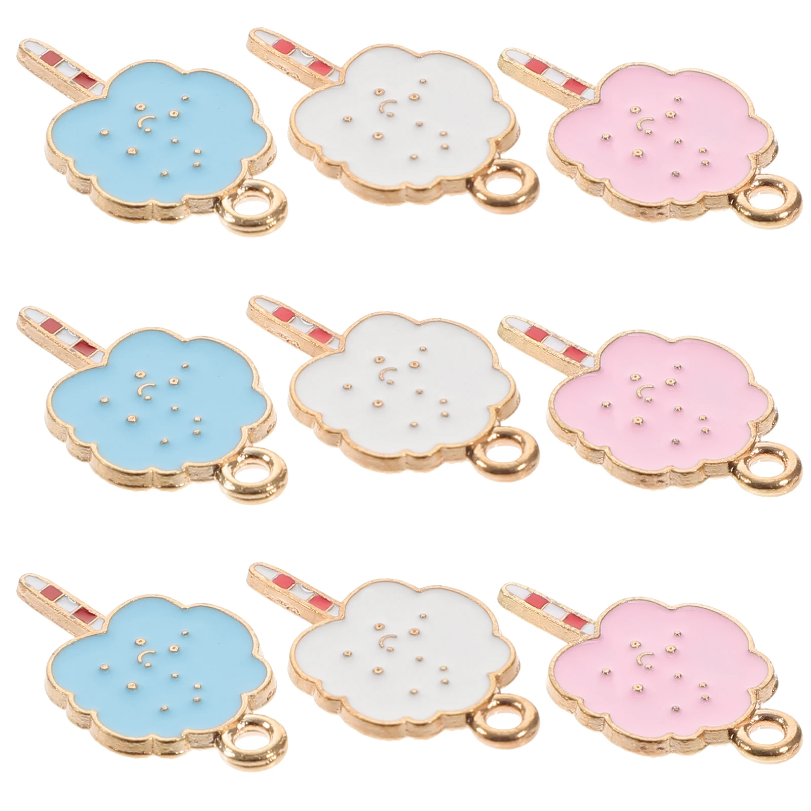 

18pcs Alloy Jewelry Accessories for Necklace Bracelet Dangle Charm Crafts Unique Connector DIY Pendant Making Materials Girls