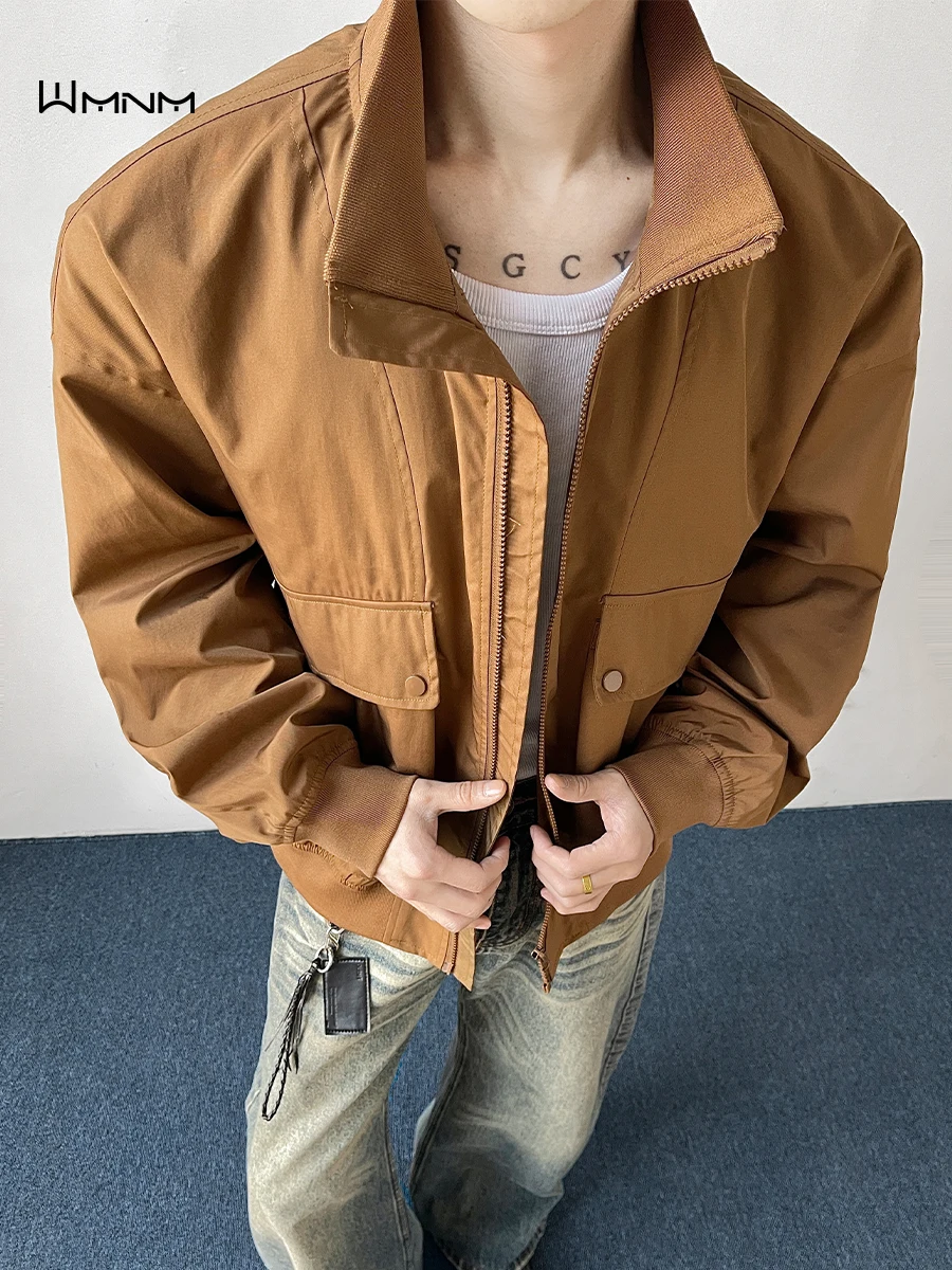 

Американская стильная мужская куртка-бомбер оверсайз для повседневной носки, весенняя верхняя одежда, ветрозащитная, большого размера, рабочая одежда, модный городской стиль