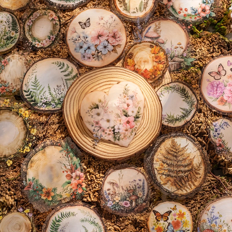 

Журнал GO 10 шт., древесная стружка ручной работы, винтажное растение, цветок, лесной пейзаж, материал, коллаж, наклейка для домашних животных, креативный журнал, канцелярские принадлежности