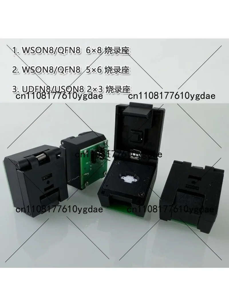 

Инструмент для тестирования чипов BIOS QFN WSON MLF UDFN UDFN8 для 6x85x6 слотов для карт и 2x3 совместимых слотов