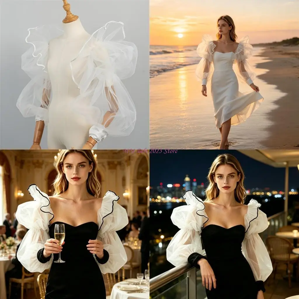 49me-punos-elasticos-mangas-burbuja-fundas-brazo-organza-mangas-decorativas-para-novia