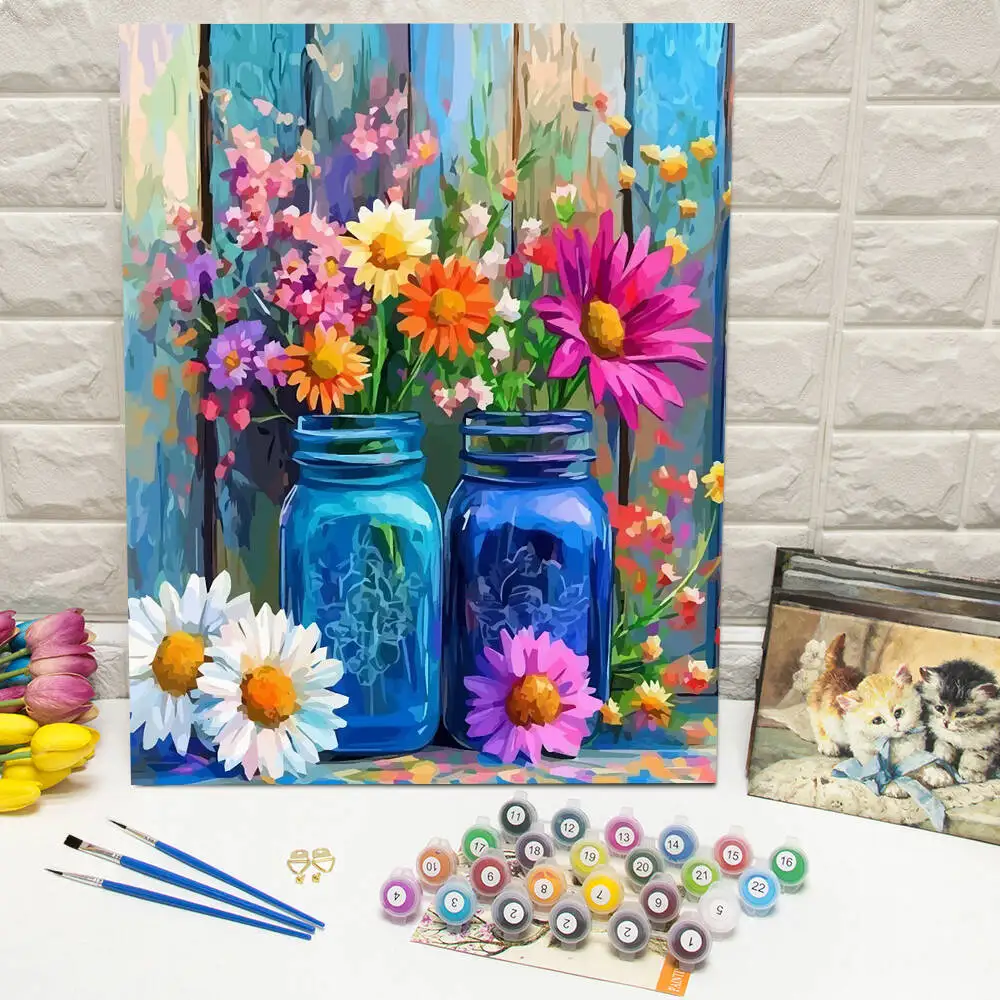 Disney Malen nach Zahlen Tinker Bell Malen auf Leinwand Lotus Digitales Ölgemälde Frosch Cartoon Acryl Home Decor Handgemachtes Geschenk