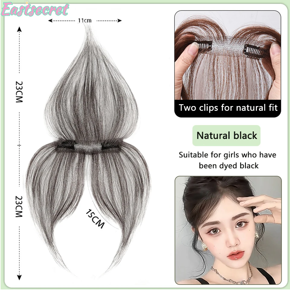 EASTSECRET Bangs Wig Women\'s Summer Wig Patch Lanugo Bangs Natural Forehead Invisible And Traceless Hairline Wig Patch