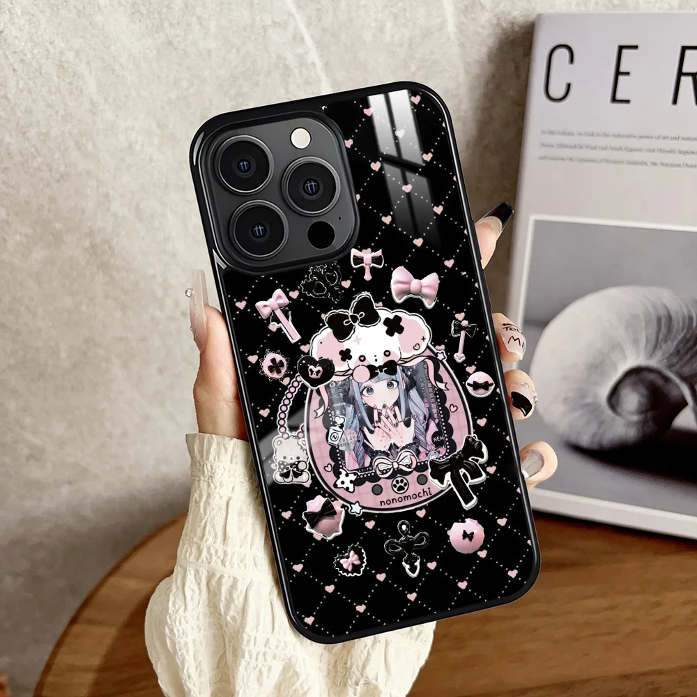 Jirai Kei Cute Girl Phone Case For iPhone 16 15 14 13 12 11 Pro Xs Max Mini Plus Antislip Shockproof Hard Funda #5