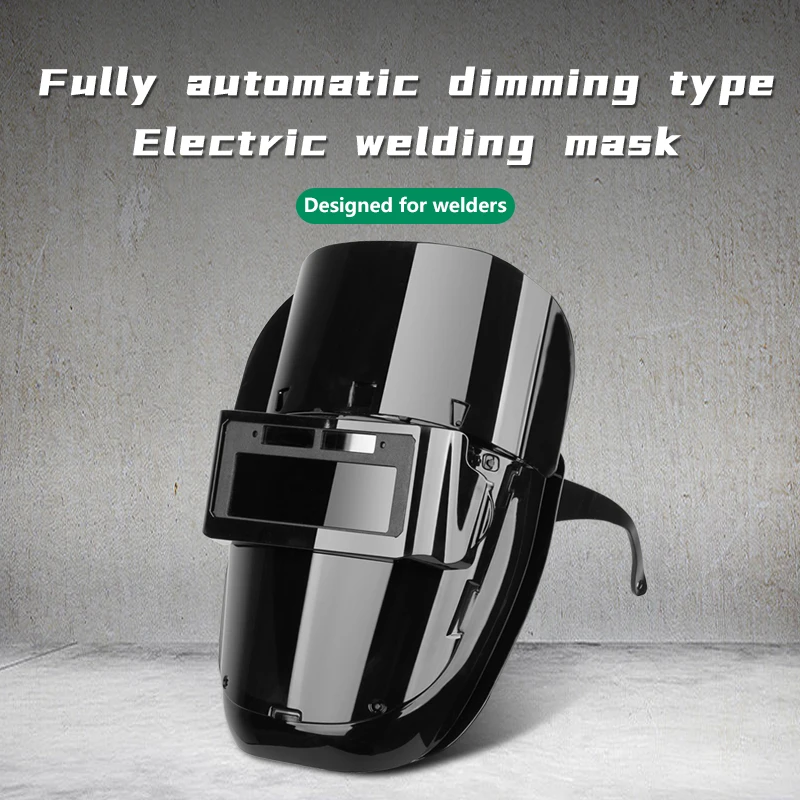 Auto Darkening Welding Mask Helmet Goggles Glasses Clear Lens Laser Double Protective Hood Welder for Weld Marking Machine