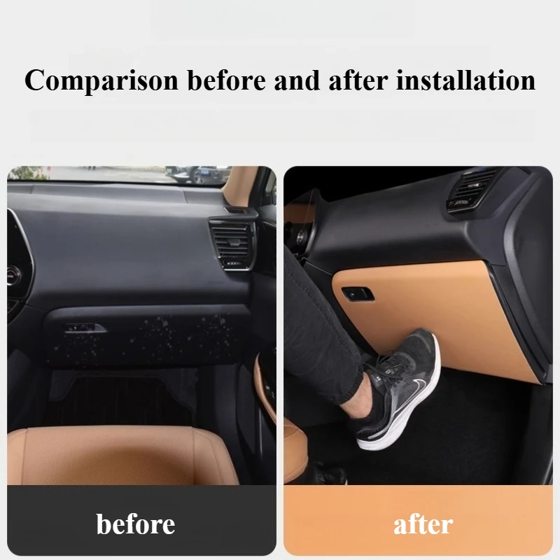 For Lexus ES200/300h Rx350h/NX260 ES/RX/NX 2018-2023 Interior Supplies Co-pilot Storage Box Anti-kick Pad Car Accessories Tools