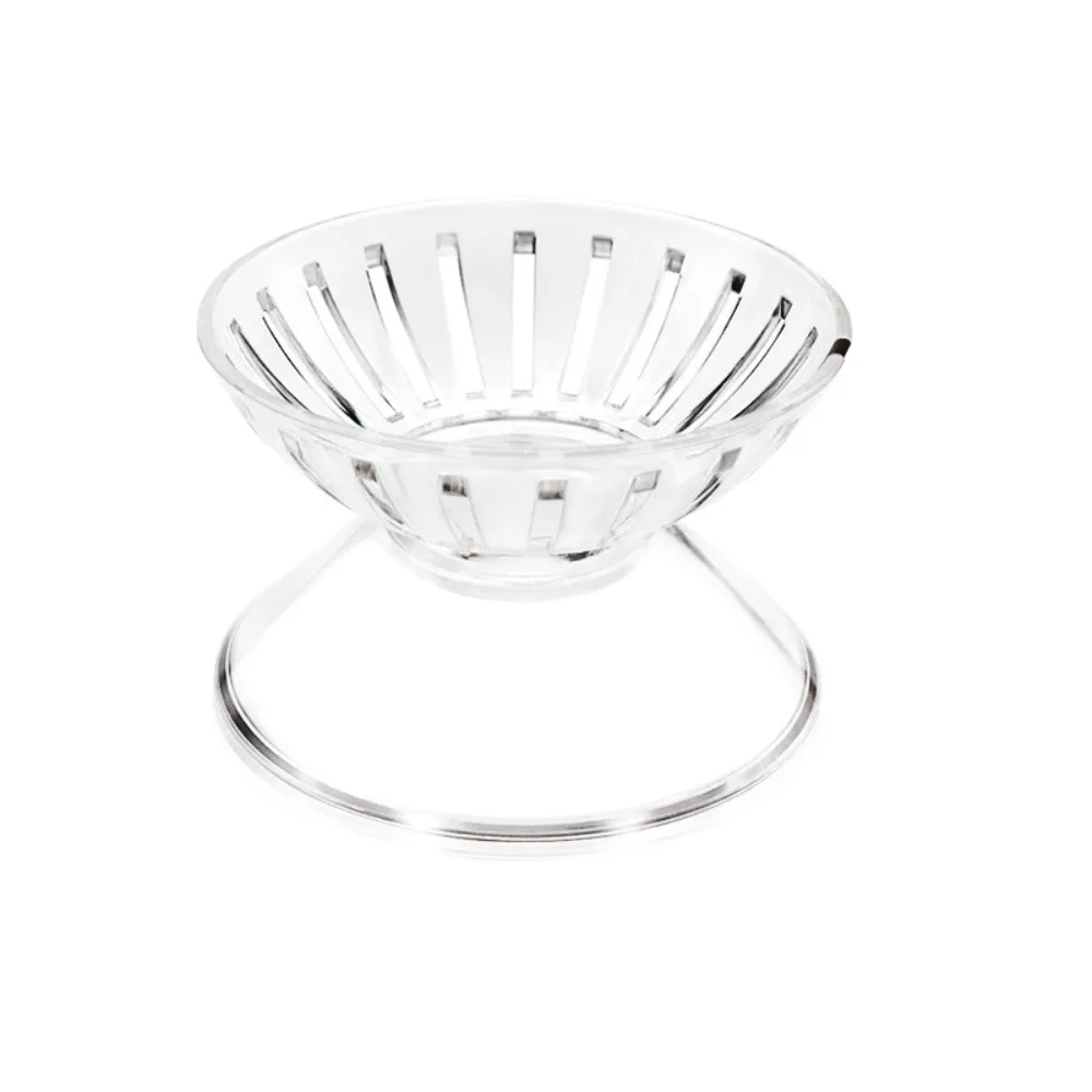 

Anti-slip Desktop Speaker Stand Stable Transparent Speaker Base Durable PC Plastic Base of Speaker Stand for HomePod Mini