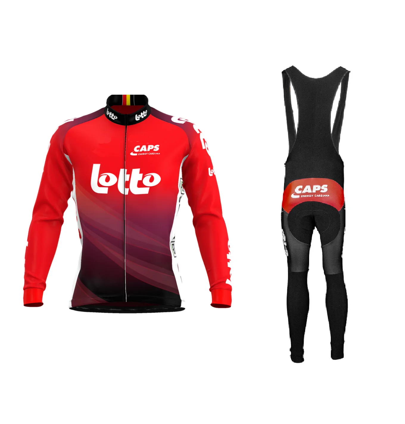 SPRING SUMMER 2025 LOTTO TEAM Cycling Jersey Long Sleeve Bicycle Clothing With Bib PANTS Ropa Ciclismo