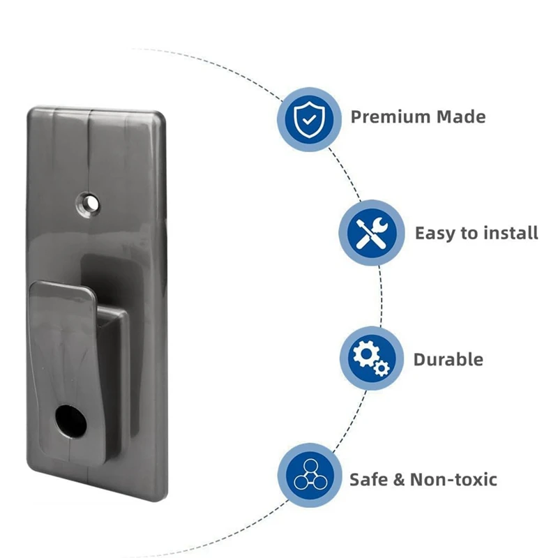 

A31I Wall Mount Holder for Shark Rocket HV300 HV320 Upright Vacuum, Replace Parts 390FFJH380 / 416FFJV300 with Screwdriver