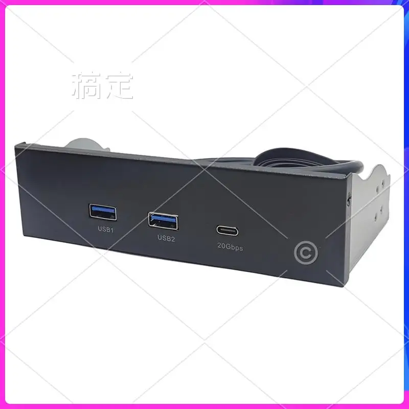 

Передняя панель AP-USB для ПК, 2 порта USB 3.2 GEN1, 5 Гбит/с + 1 порт TYPE-C, 10 Гбит/с/20 Гбит/с, концентратор для настольного компьютера, 5,25-дюймовый отсек для гибких дисков