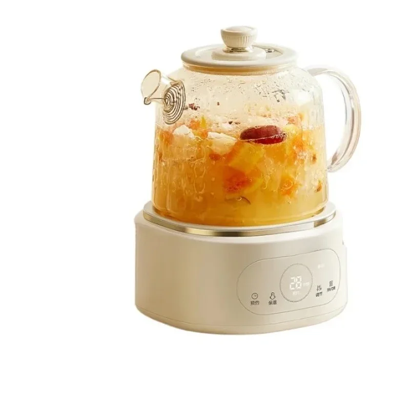 Multifunctional Office Teapot with Whistling Kettle Tea Infusion System Stainless Steel Pour over Coffee Maker with Timer