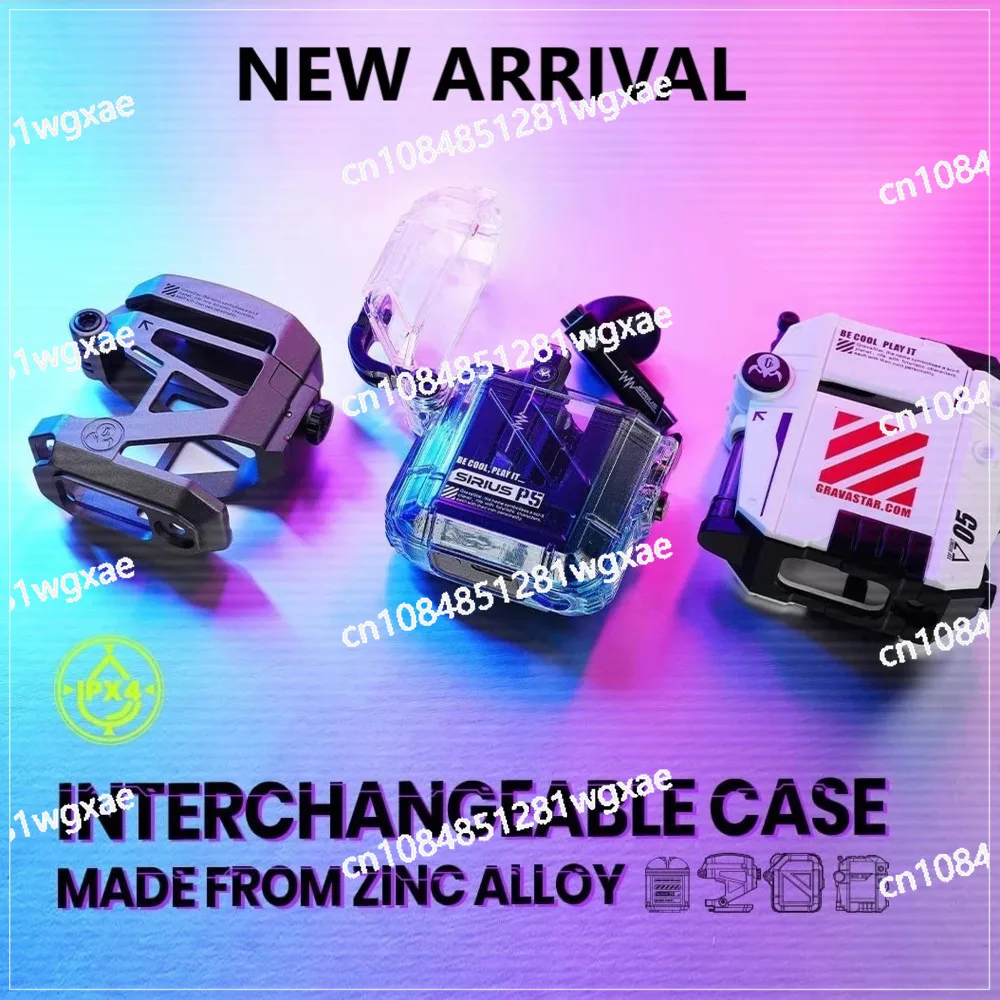 Auriculares Bluetooth 5,2 ENC con cancelación de ruido, reproducción 40H, diseño de estuche reemplazable, auriculares inalámbricos originales Sirius P5