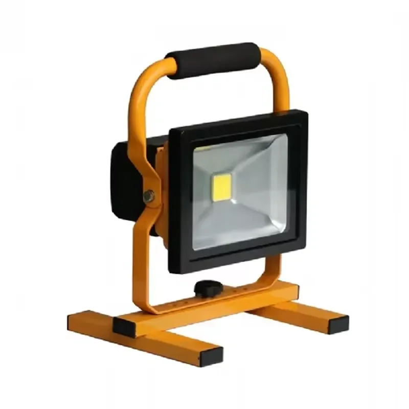 50W Cordless COB LED Work Light 5000LM Dimmable Floodlight IP54 Waterproof Portable Bracket for Workshop Garage Outdoor
