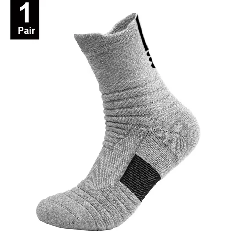 1/3 Pairs Anti-slip Voetbalsokken Mannen Katoenen Sok Korte Lange Buis Voetbal Basketbal Sport Sokken Ademend geurverdrijvende Sok 39-45
