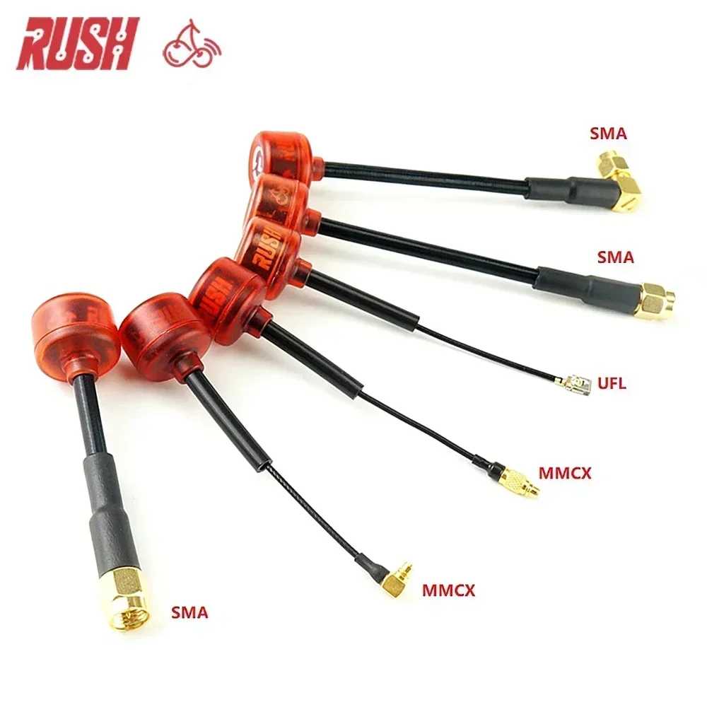 RUSHFPV RUSH Cherry FPV 5.8G Antenna LHCP RHCP SMA MMCX UFL IPEX Long Range Connector Adapter Stubby for RC Racing Drone Goggles