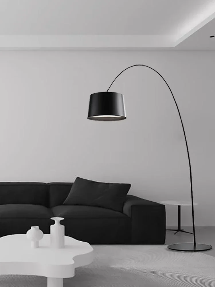 Imagem -03 - Moderno e Minimalista Led Lâmpadas de Assoalho Nordic Arco Sala Estar Sofá Luz Chão Decoração do Quarto Iluminação para Casa Luminárias Pesca