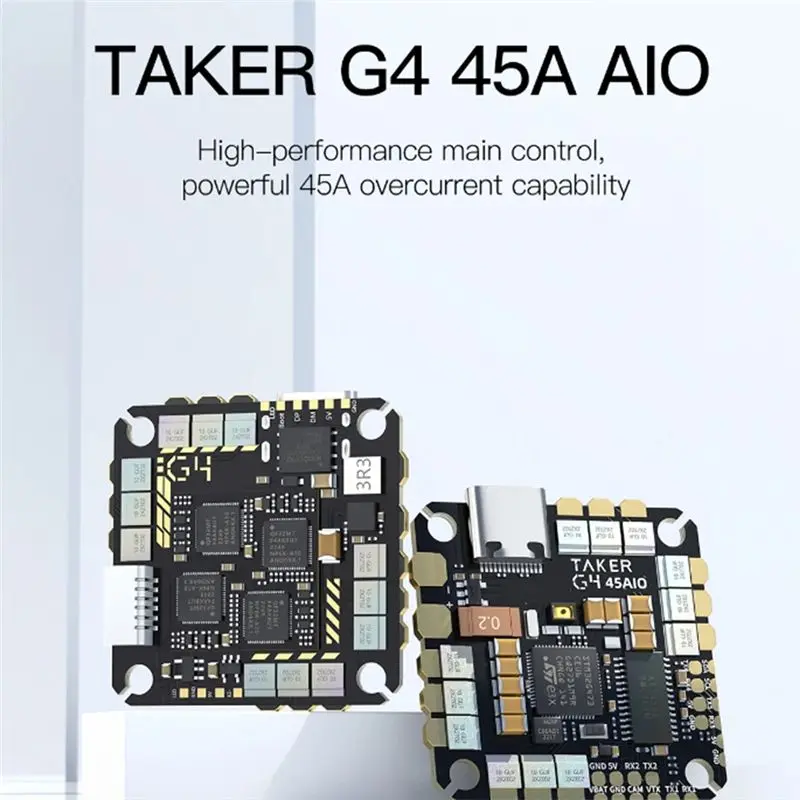 A29F-TAKER G4 45A AIO Baro OSD G473 Flight Controller BLHELIS 45A ESC FET Directly 2-6S For FPV Freestyle Cinewhoop