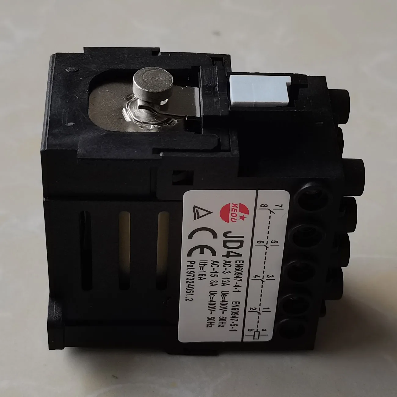 Imagem -05 - Relé Elétrico 4no com Falha de Energia e Função de Proteção Subtensão 10 Pinos 400v 50hz 12a Kedu-jd4