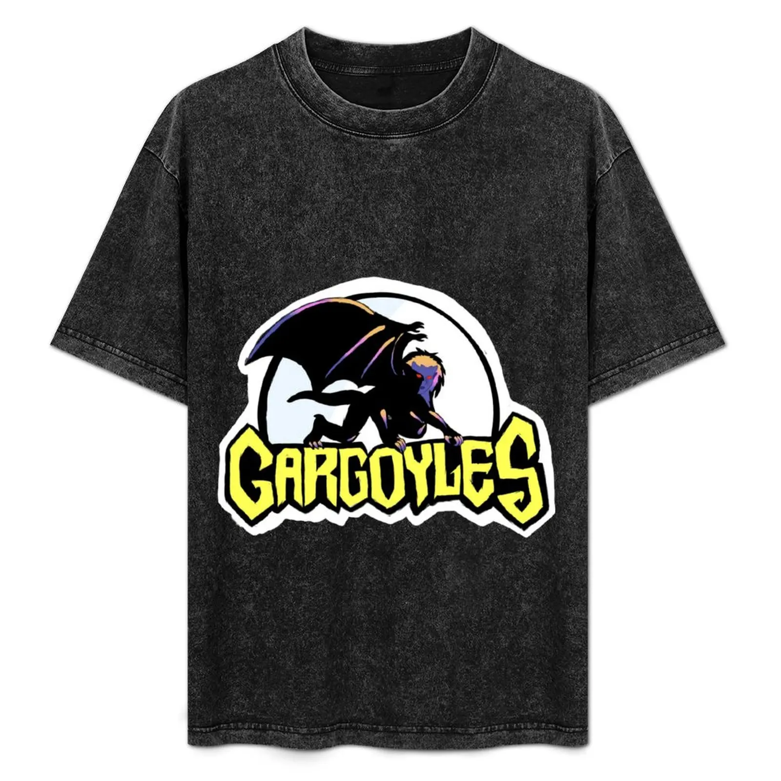 Demona Gargoyles Logo T-Shirt man clothes vintage clothes oversized graphic tee tshirts for men