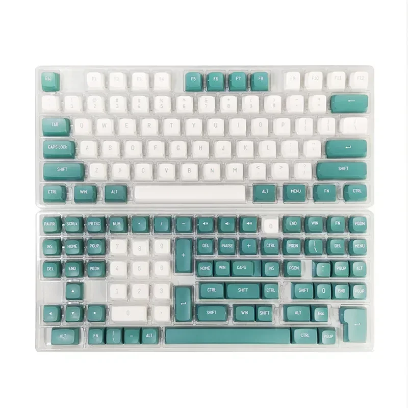 Melkgroen mechanisch op maat gemaakte keycap XDA sublimatie PBT-materiaal origineel gevoel magnetische as DIY-persoonlijkheid