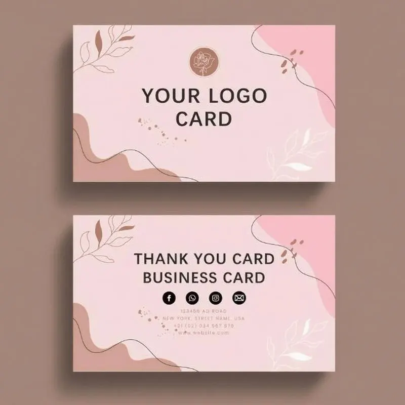 

Custom Thank You Cards business card Full color double-sided printing Gift decoration card Personalized logo Wedding invitation