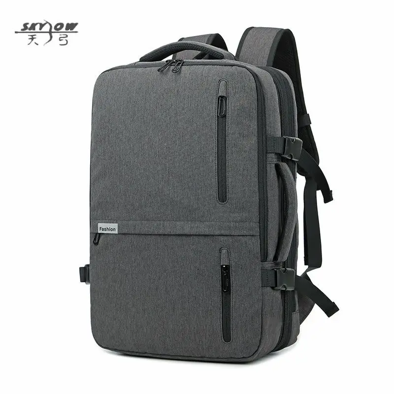 17 Inch Business Laptop Backpack Men Multifunctional Waterproof School Bag USB Charging Notebook Backbag Mochila Travel Rucksack