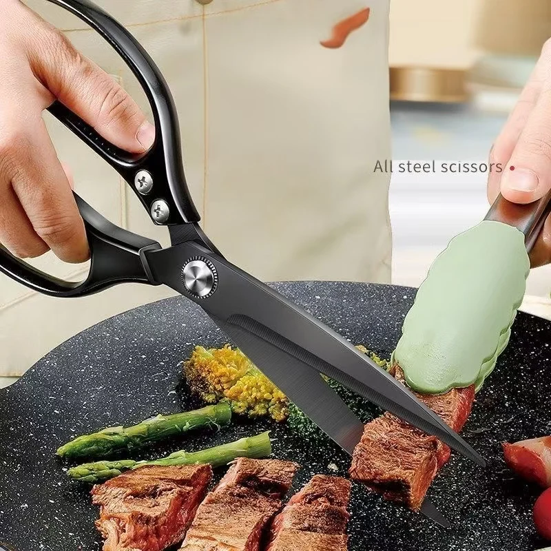 Stainless Steel Kitchen Bone Clippers for Home Use - Sharp Durable Food-Specific High Hardness Chicken Bone Cutting Scissors