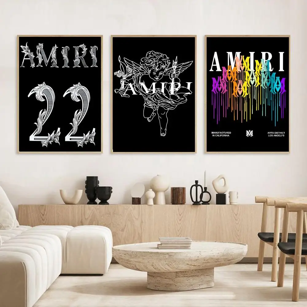 ملصق A-Amiri لتزيين هدايا العطلات مصمم للمنزل والمطعم والمكتب والفضاء
