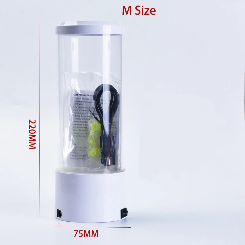 Lampada medusa Luce notturna a LED Telecomando Cambia colore Decorazione domestica Luci Acquario Regalo di compleanno per bambini Ricarica USB