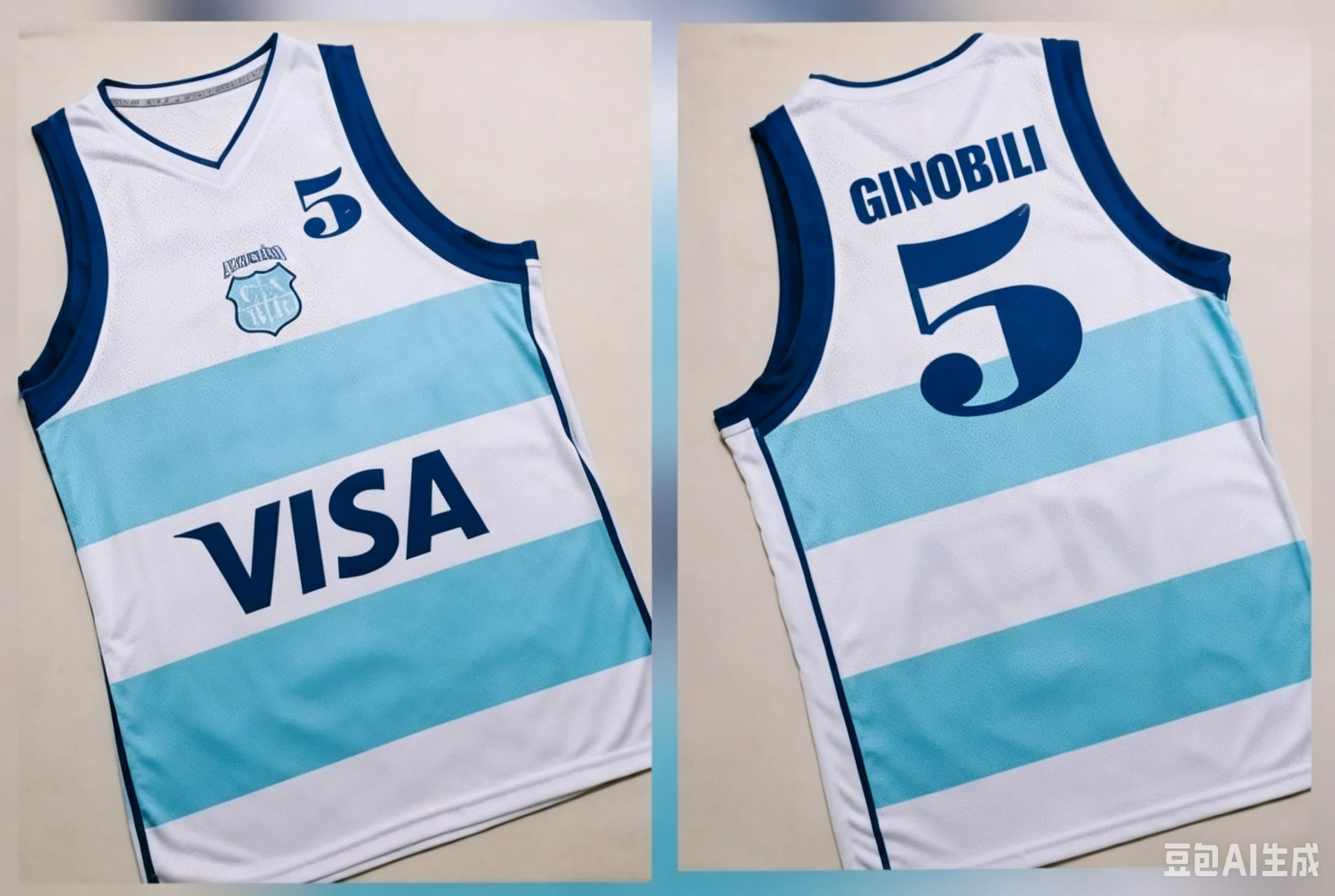 New Summer Parent Child Sports Competition Argentina Ginobili Ball Jacket Outdoor Sports Quick Drying Breathable Thin Tank Top