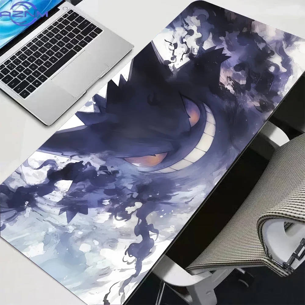 Alfombrilla de ratón grande para juegos con diseño de Pokémon: alfombrilla XXL para teclado, alfombra de anime para PC, accesorio para mesa de juegos.