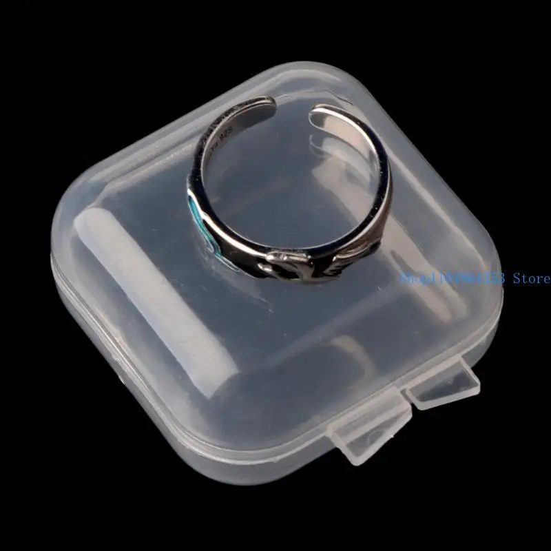 

652F 20x Small Clear Plastic Beads Storage Containers Box with Lid for Storage of Small Items Craft Jewelry Hardware