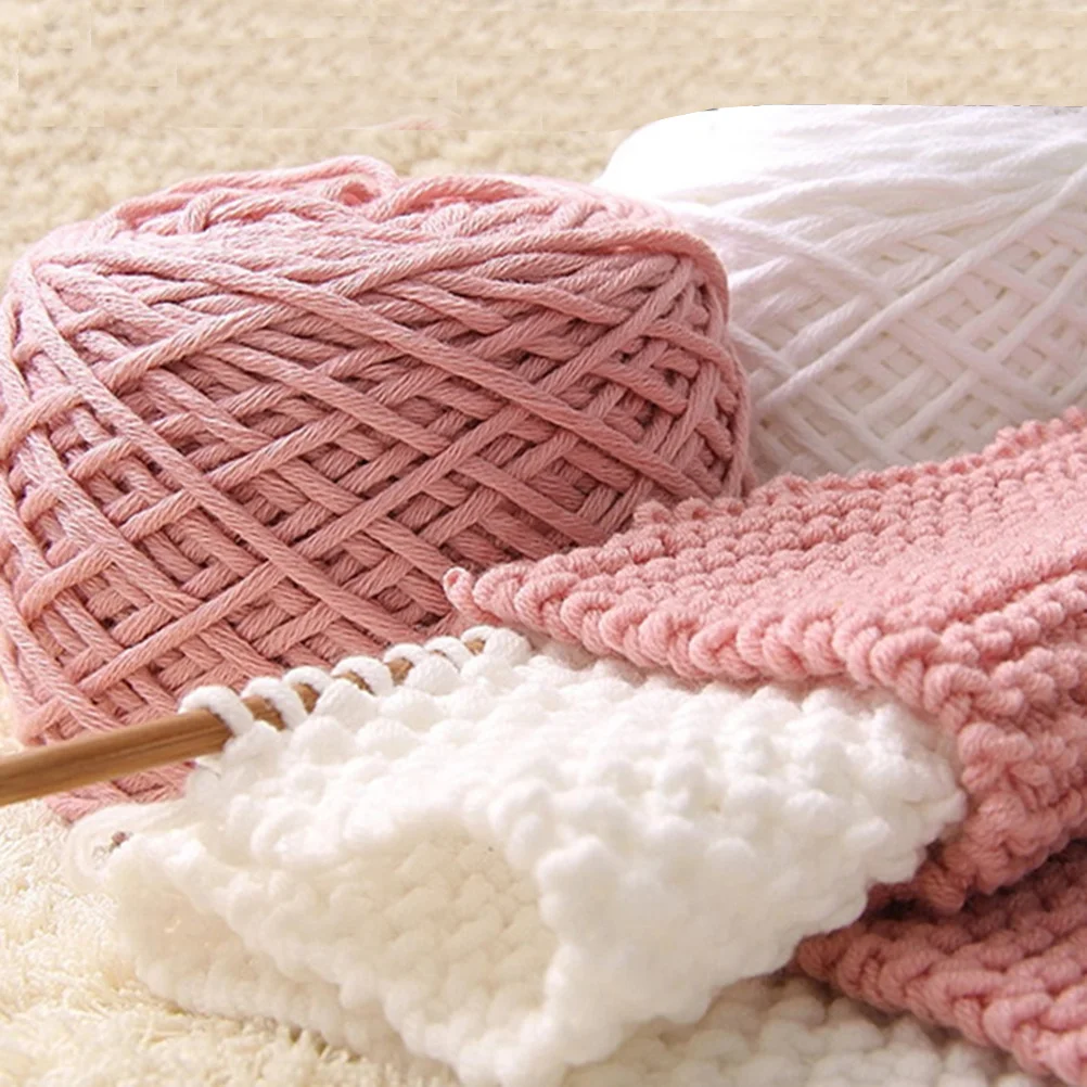 

200G Knitting Cotton Yarn Soft Skin-Friendly Breathable Crochet Thread For Scarf Hat Sweater Warm Non-Fading Thick