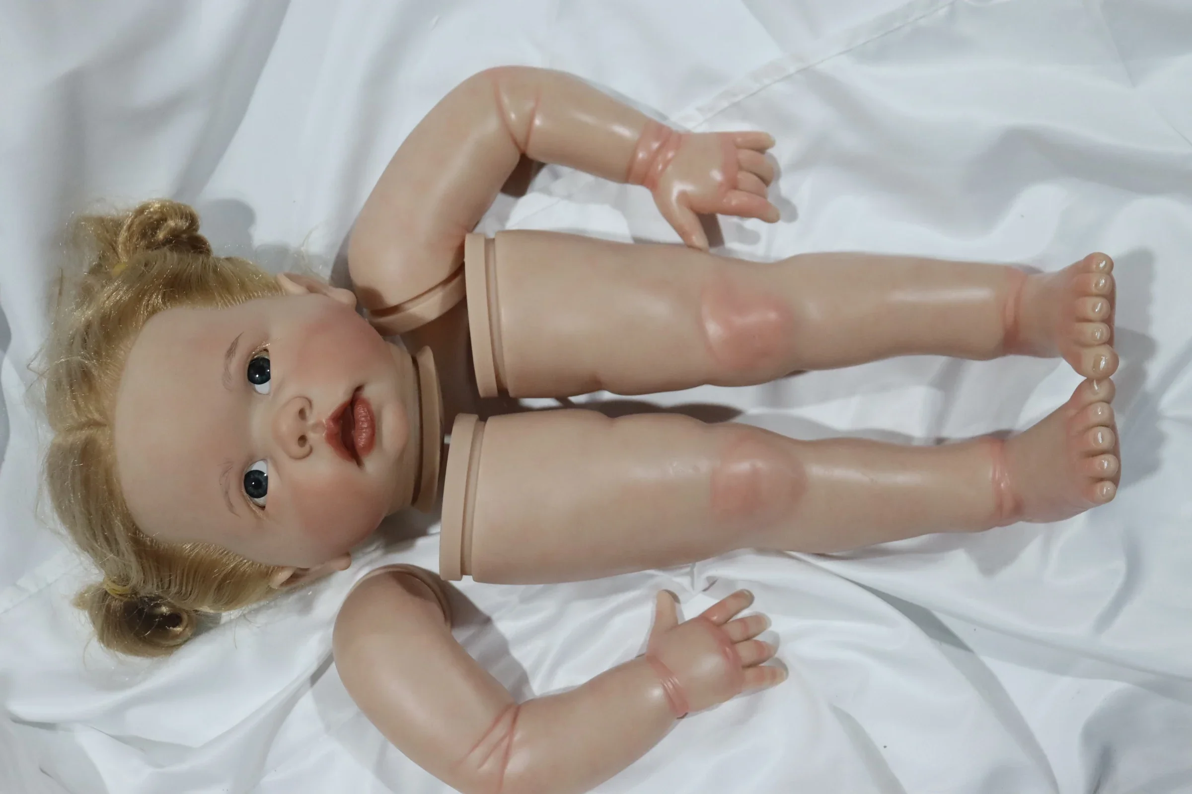 Vente exclusive DLS 29 pouces Kit peint Bebe Reborn Tippi cheveux enracinés à la main poupées d'art de haute qualité pour enfants cadeau de noël