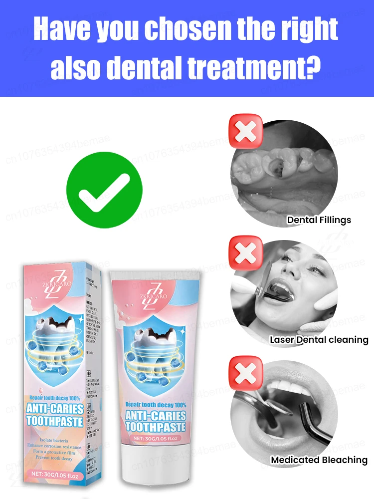 The best-selling product cleans your mouth, prevents tooth decay, and helps you regain your confidence