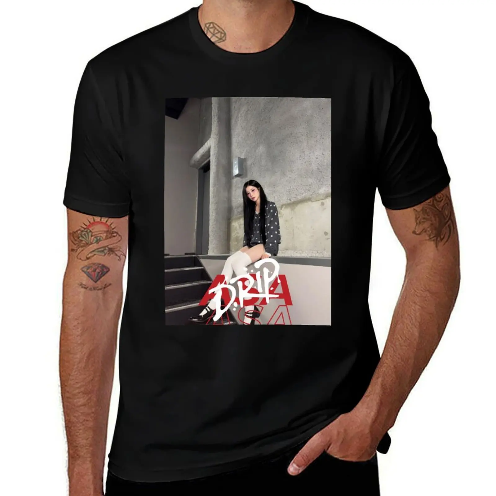 

Футболка BABYMONSTER DRIP ASA FOREVER LIKE THAT LOVE IN MY HEART BILLIONAIRE CLIK CLAK MONTIEZ
