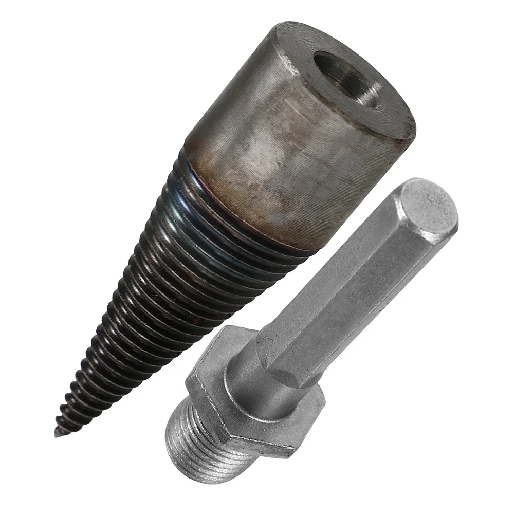 

Fire Wood Splitter 42mm Firewood Drill Bit Wood Splitter Heavy Duty Log Splitting Drill Bit Tool High Carbon Steel Easy